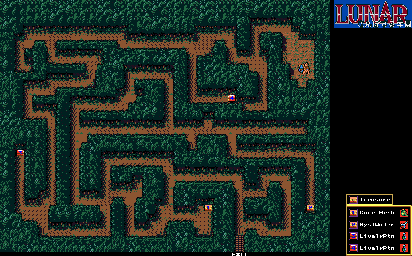 Thumbnail for a map of Island Forest for the Game Gear game Lunar: Sanposuru Gakuen.
