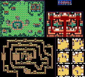 Thumbnail for a map of Shell Island for the Game Gear game Lunar: Sanposuru Gakuen.