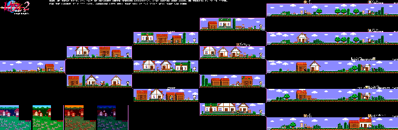 Thumbnail for a map of Town for the Game Gear game Magic Knight Rayearth 2: Making Of Magicknight.