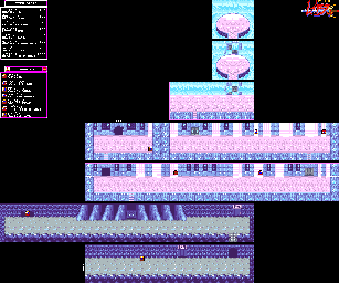 Thumbnail for a map of Zagato's Castle for the Game Gear game Magic Knight Rayearth.