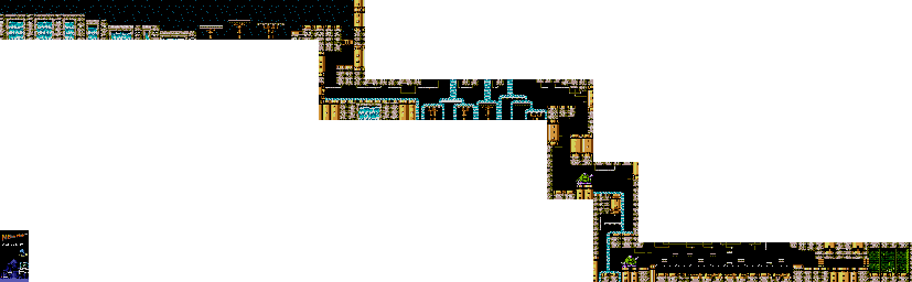 Thumbnail for a map of Toad Man for the Game Gear game Mega Man.