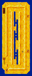 Thumbnail for a map of Banked Oval for the Game Gear game Micro Machines 2: Turbo Tournament.