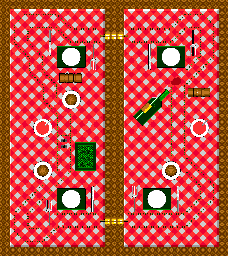 Thumbnail for a map of Cob Challenge for the Game Gear game Micro Machines 2: Turbo Tournament.