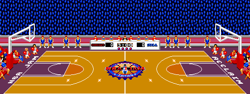Thumbnail for a map of Basketball Court for the Game Gear game NBA Jam: Tournament Edition.