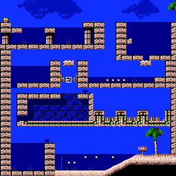 Thumbnail for a map of Level 1-3 for the Game Gear game Pac-In-Time.
