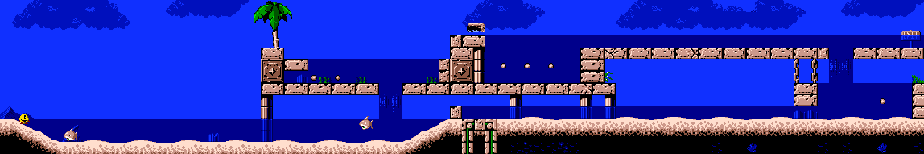 Thumbnail for a map of Level 1-6 for the Game Gear game Pac-In-Time.