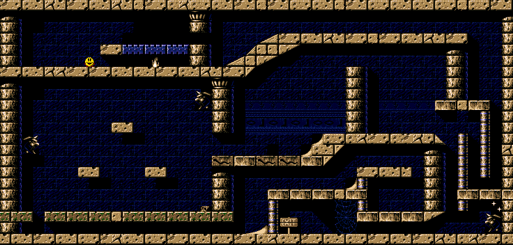 Thumbnail for a map of Level 2-10 for the Game Gear game Pac-In-Time.