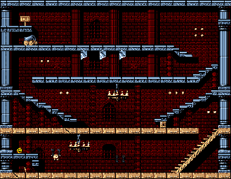 Thumbnail for a map of Level 4-3 for the Game Gear game Pac-In-Time.