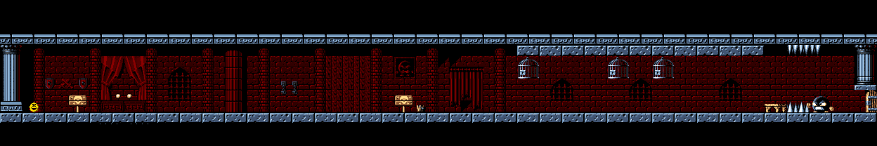 Thumbnail for a map of Level 4-7 for the Game Gear game Pac-In-Time.