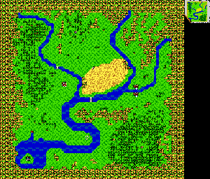 Thumbnail for a map of Alisaland for the Game Gear game Phantasy Star Gaiden.