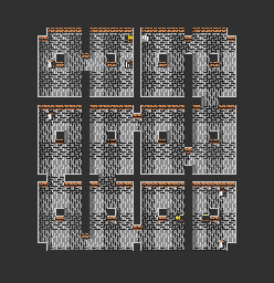 Thumbnail for a map of Cablon's Tower Floor 2 for the Game Gear game Phantasy Star Gaiden.