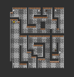 Thumbnail for a map of Cablon's Tower Floor 3 for the Game Gear game Phantasy Star Gaiden.