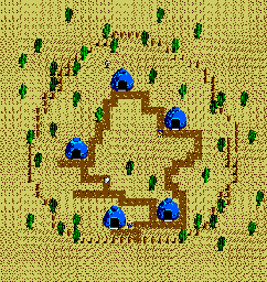 Thumbnail for a map of Gypsy Camp for the Game Gear game Phantasy Star Gaiden.