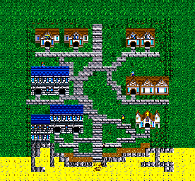Thumbnail for a map of Tarrytown for the Game Gear game Phantasy Star Gaiden.