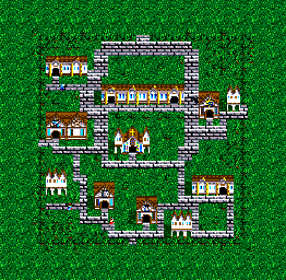 Thumbnail for a map of Tinyville for the Game Gear game Phantasy Star Gaiden.