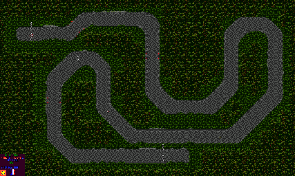 Thumbnail for a map of Round 1: Monte Carlo Event 1 for the Game Gear game Powerdrive.
