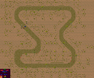 Thumbnail for a map of Round 2: Kenya Event 1 for the Game Gear game Powerdrive.