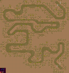 Thumbnail for a map of Round 2: Kenya Event 2 for the Game Gear game Powerdrive.