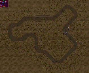 Thumbnail for a map of Round 2: Kenya Event 3 for the Game Gear game Powerdrive.