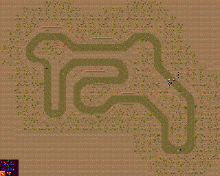 Thumbnail for a map of Round 2: Kenya Event 5 for the Game Gear game Powerdrive.