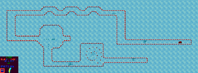 Thumbnail for a map of Round 3: Sweden Event 3 for the Game Gear game Powerdrive.
