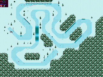 Thumbnail for a map of Round 3: Sweden Event 5 for the Game Gear game Powerdrive.
