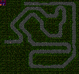 Thumbnail for a map of Round 4: Corsica Event 2 for the Game Gear game Powerdrive.