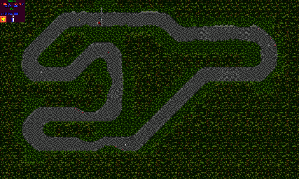 Thumbnail for a map of Round 4: Corsica Event 6 for the Game Gear game Powerdrive.