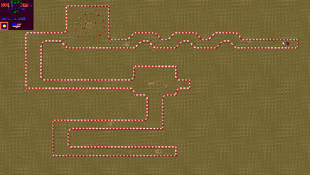 Thumbnail for a map of Round 5: Arizona Event 1 for the Game Gear game Powerdrive.