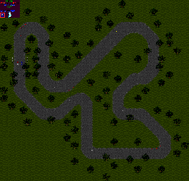 Thumbnail for a map of Round 6: Finland Event 5 for the Game Gear game Powerdrive.