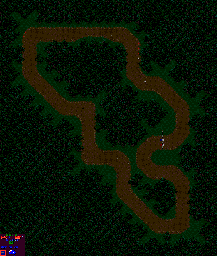 Thumbnail for a map of Round 7: Australia Event 3 for the Game Gear game Powerdrive.