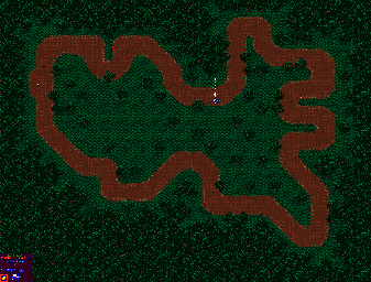 Thumbnail for a map of Round 7: Australia Event 5 for the Game Gear game Powerdrive.