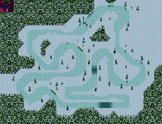 Thumbnail for a map of Round 9: Great Britain Event 2 for the Game Gear game Powerdrive.