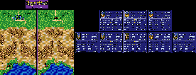 Thumbnail for a map of Round 12 for the Game Gear game Royal Stone.