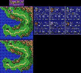 Thumbnail for a map of Round 2 for the Game Gear game Royal Stone.