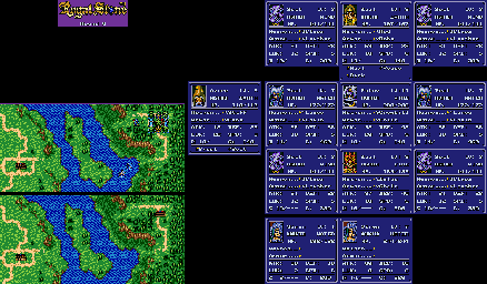 Thumbnail for a map of Round 6 for the Game Gear game Royal Stone.