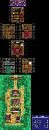 Thumbnail for a map of Town 12 for the Game Gear game Royal Stone.