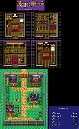 Thumbnail for a map of Town 3 for the Game Gear game Royal Stone.