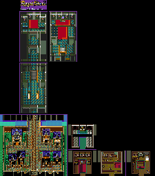 Thumbnail for a map of Town 4 for the Game Gear game Royal Stone.