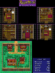 Thumbnail for a map of Town 7 for the Game Gear game Royal Stone.