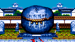 Thumbnail for a map of Amakusa's Temple for the Game Gear game Samurai Shodown.