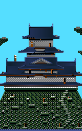 Thumbnail for a map of Castle Area 1 for the Game Gear game Shinobi 2: The Silent Fury.