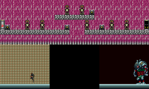 Thumbnail for a map of Metro City Area 3 for the Game Gear game Shinobi.