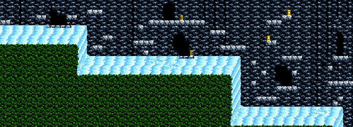 Thumbnail for a map of Valley Area 1 for the Game Gear game Shinobi.