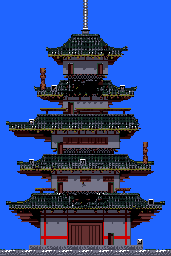 Thumbnail for a map of Woodland Area 2 for the Game Gear game Shinobi.