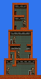Thumbnail for a map of Woodland Area 3 for the Game Gear game Shinobi.