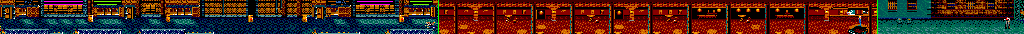 Thumbnail for a map of Stage 1 for the Game Gear game Streets Of Rage II.