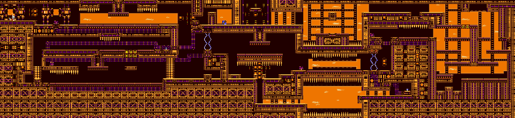 Thumbnail for a map of Battle Fortress Area 3 for the Game Gear game Tails Adventures.