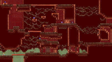 Thumbnail for a map of Caron Forest Area 1 for the Game Gear game Tails Adventures.