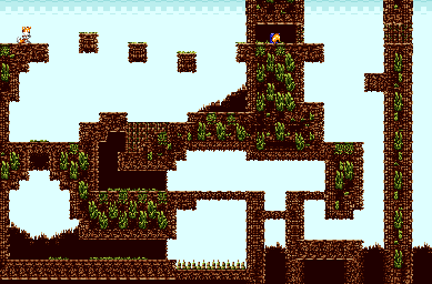 Thumbnail for a map of Polly Mt. 1 Area 2 for the Game Gear game Tails Adventures.